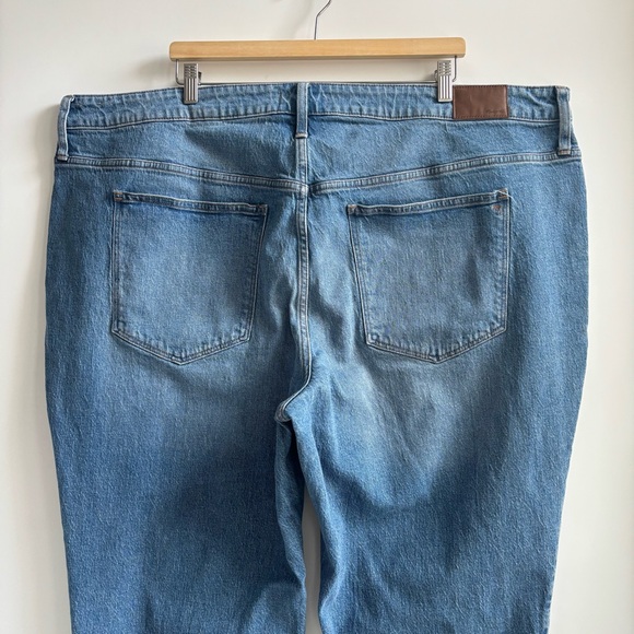 Madewell The Plus High-Rise Slim Boyjean Blue Denim Jeans in Neal Wash Size 26W - Picture 5 of 16